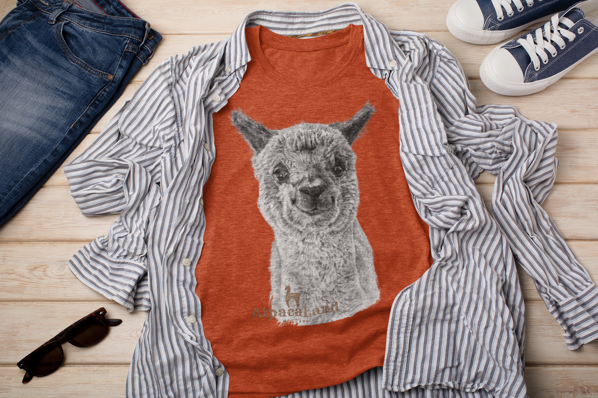 Shirts & Hoodies | Alpaca logo | Cotton & Poly – AlpacaLand