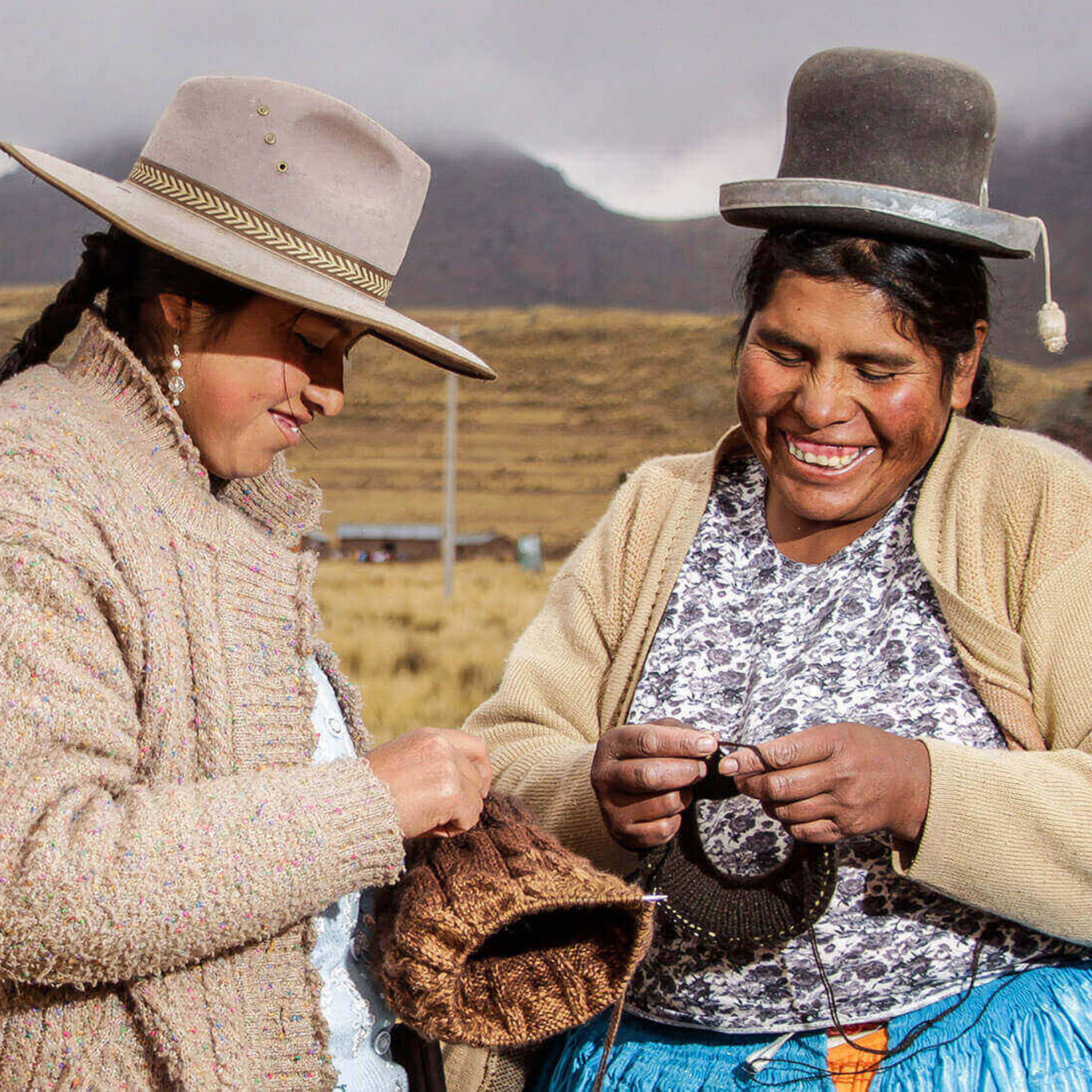 Milkshake Alpaca Hat – Handmade 100% Alpaca Winter Beanie