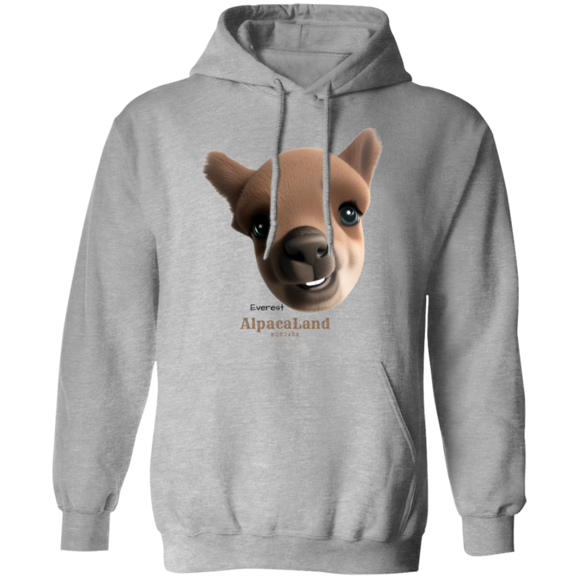 Everest Cartoon Face Pullover Hoodie
