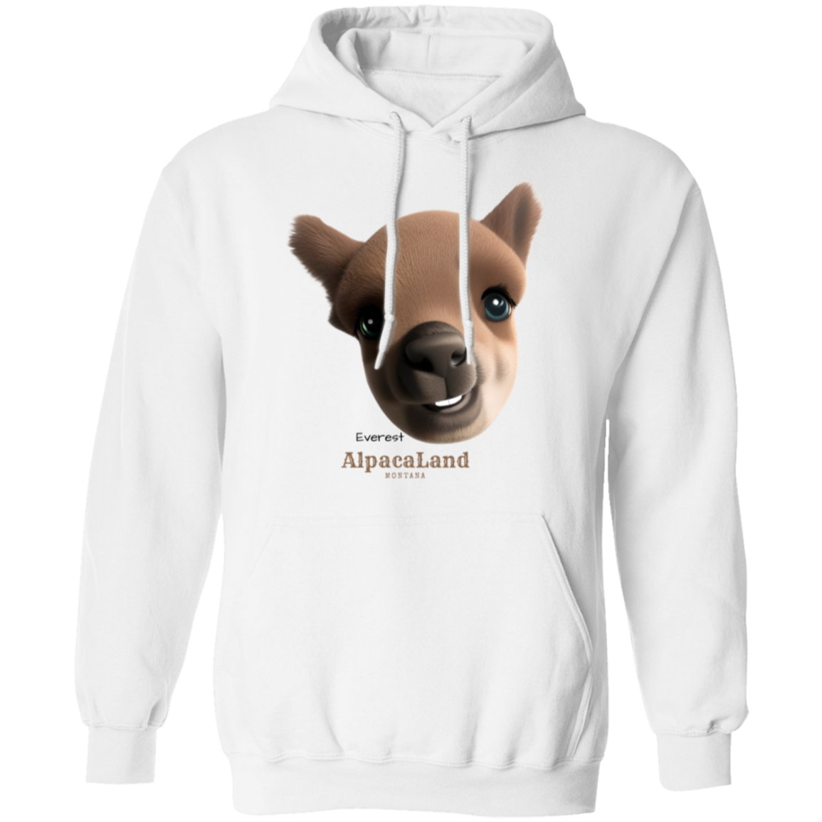 Everest Cartoon Face Pullover Hoodie