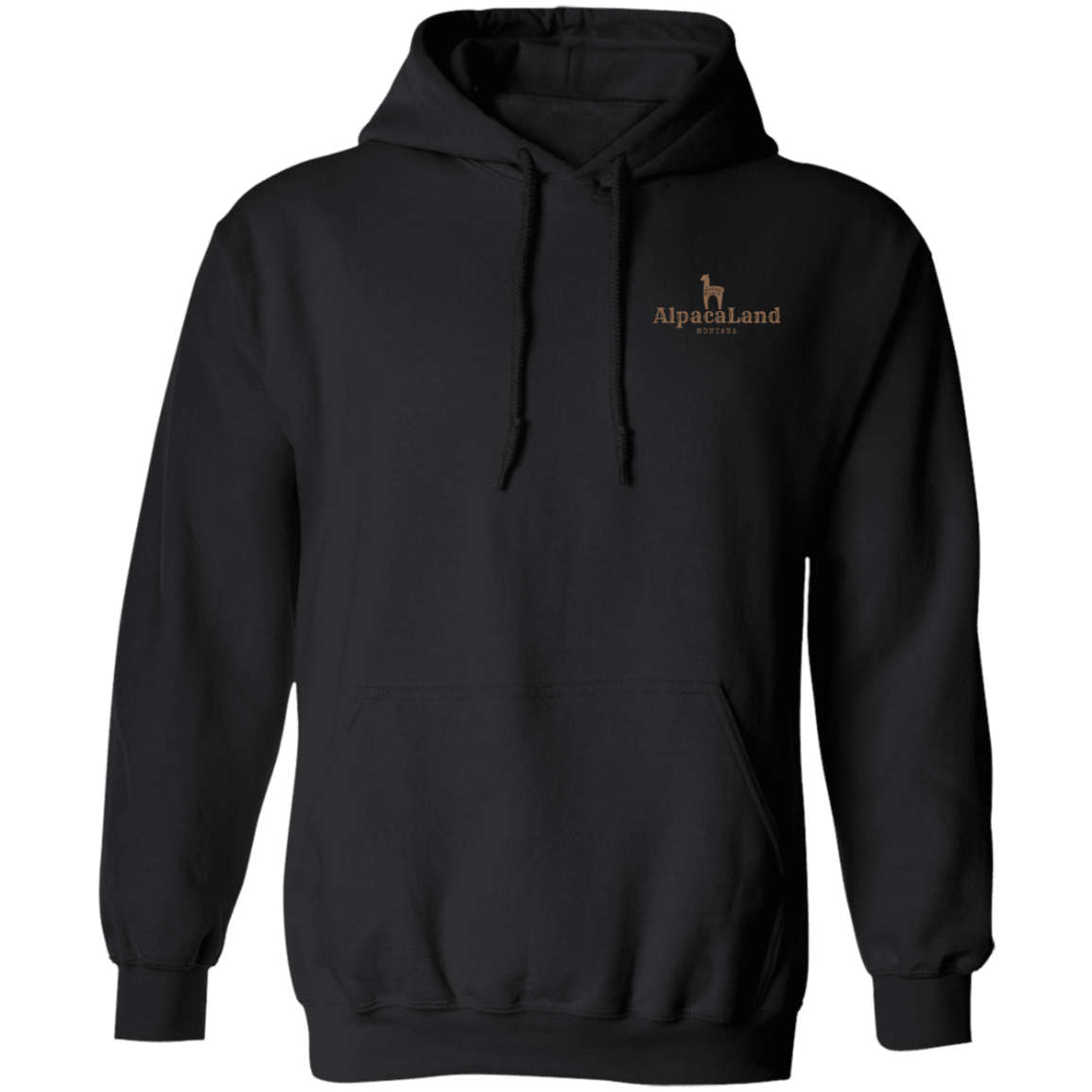 AlpacaLand Pullover Hoodie | Front Logo with Back Print Alpaca