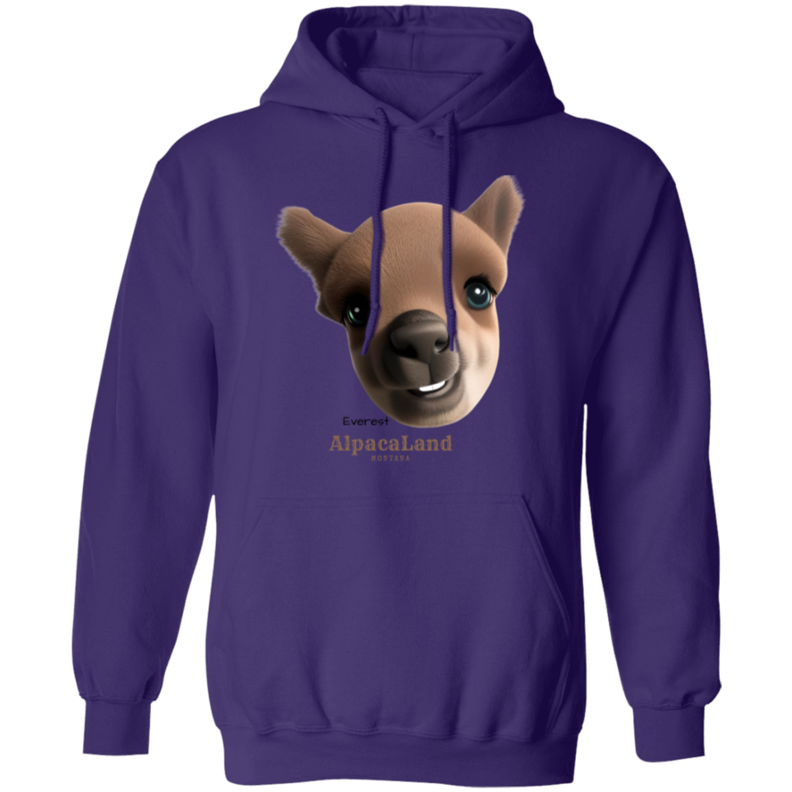 Everest Cartoon Face Pullover Hoodie