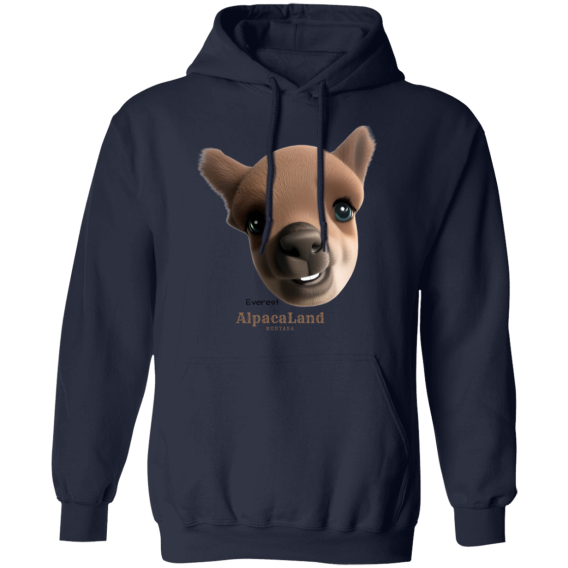 Everest Cartoon Face Pullover Hoodie