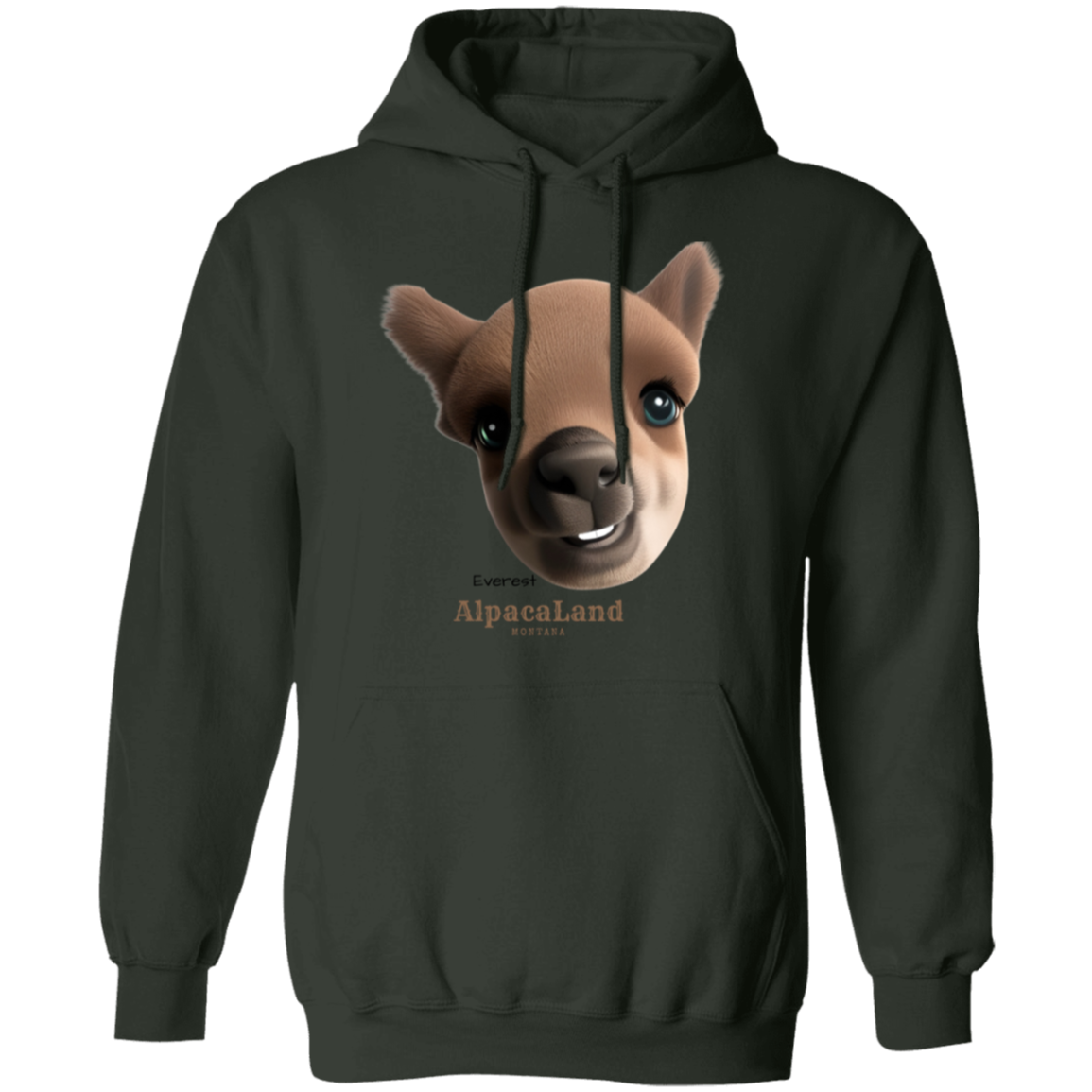 Everest Cartoon Face Pullover Hoodie