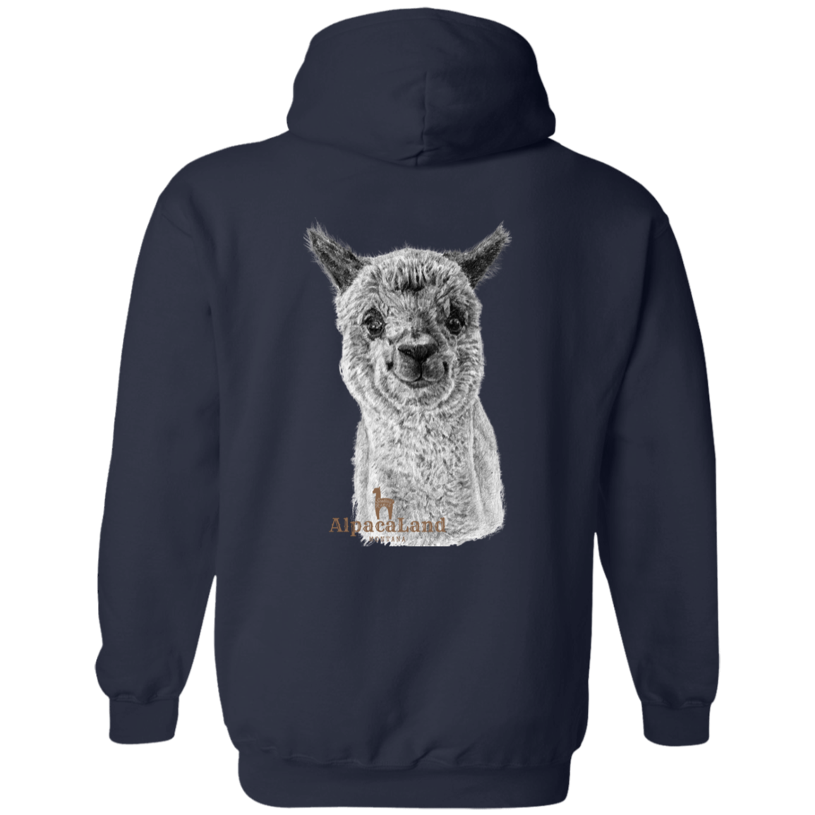AlpacaLand | Pullover Hoodie | Back Print Only