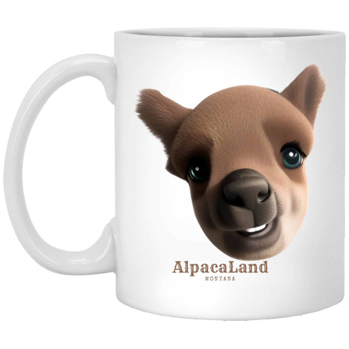 Everest Cartoon Face 11oz White Mug