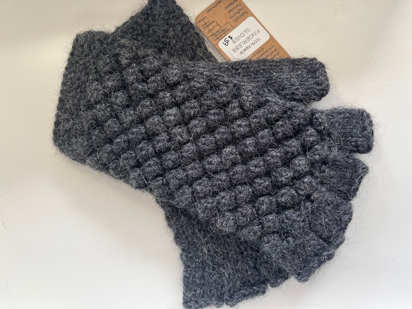 Alpaca Fingerless Glove