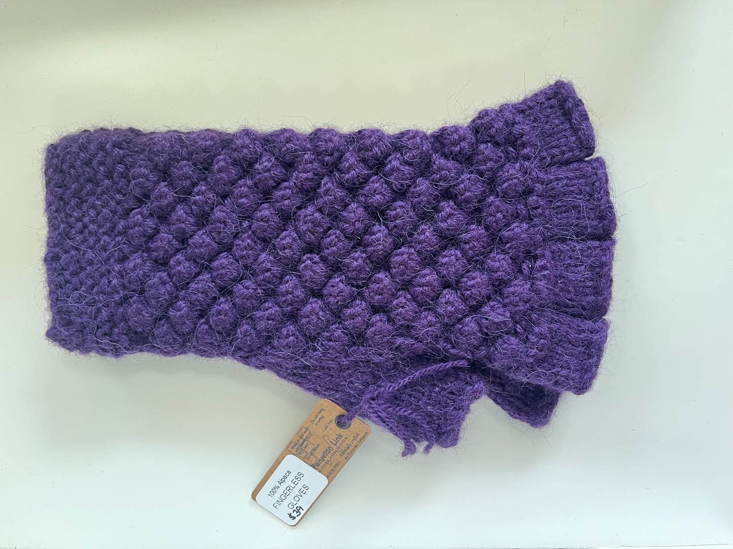 Alpaca Fingerless Glove