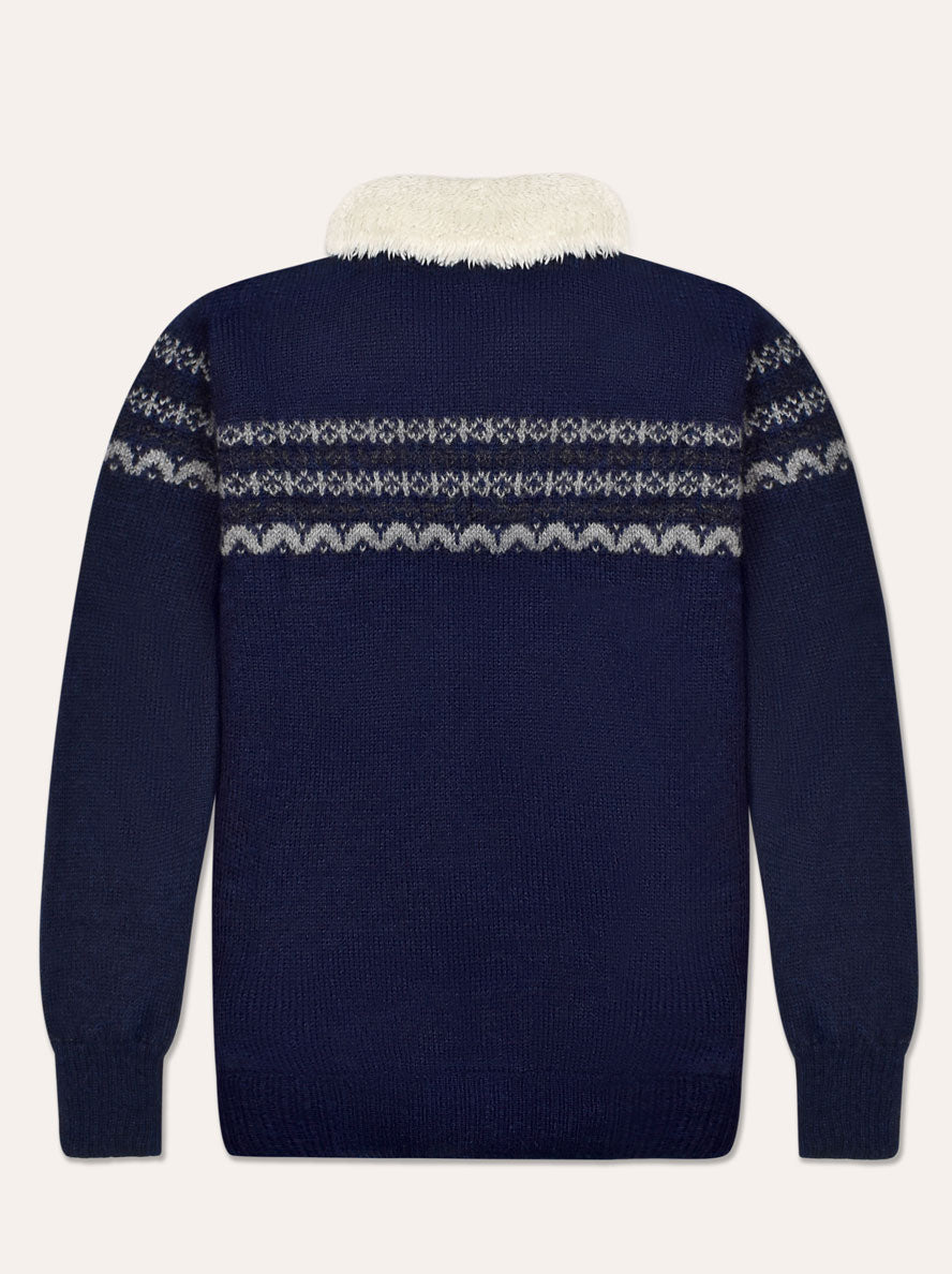 Fleece Lined Sweater | Alpaca