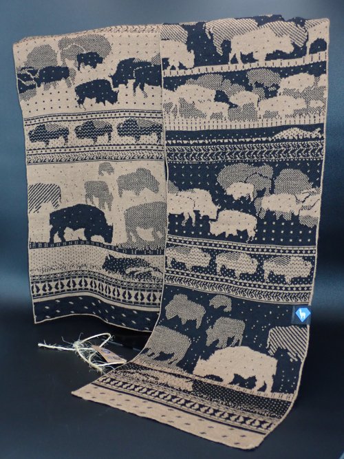 Montana Inspirations | Bison Herd Knit Scarf