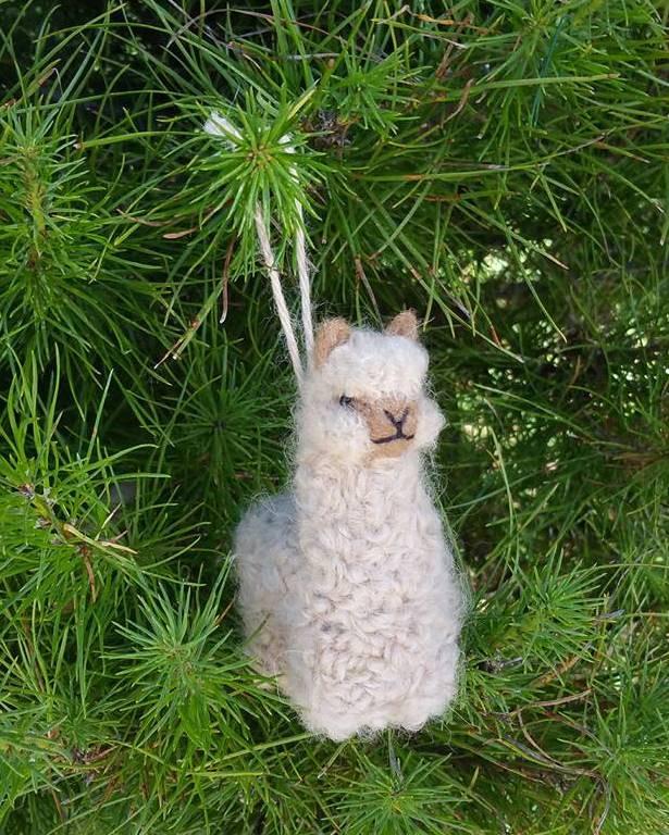 Alpaca Christmas Ornament | 100% Alpaca