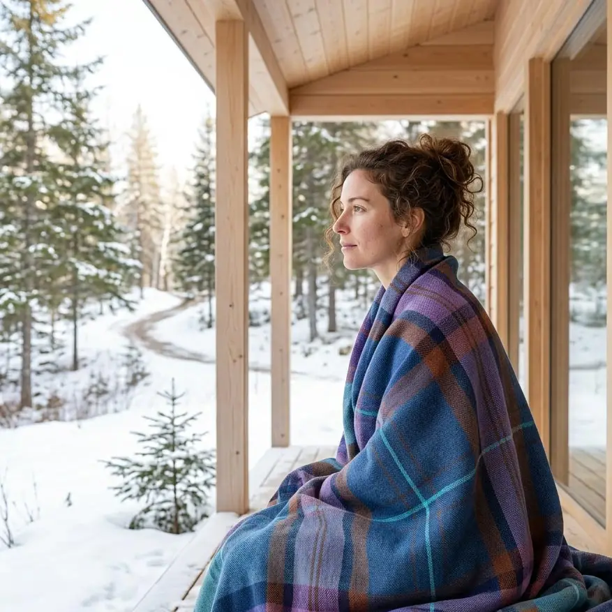 Luxurious Alpaca Throw | Classic Serged Edge | 21 Options