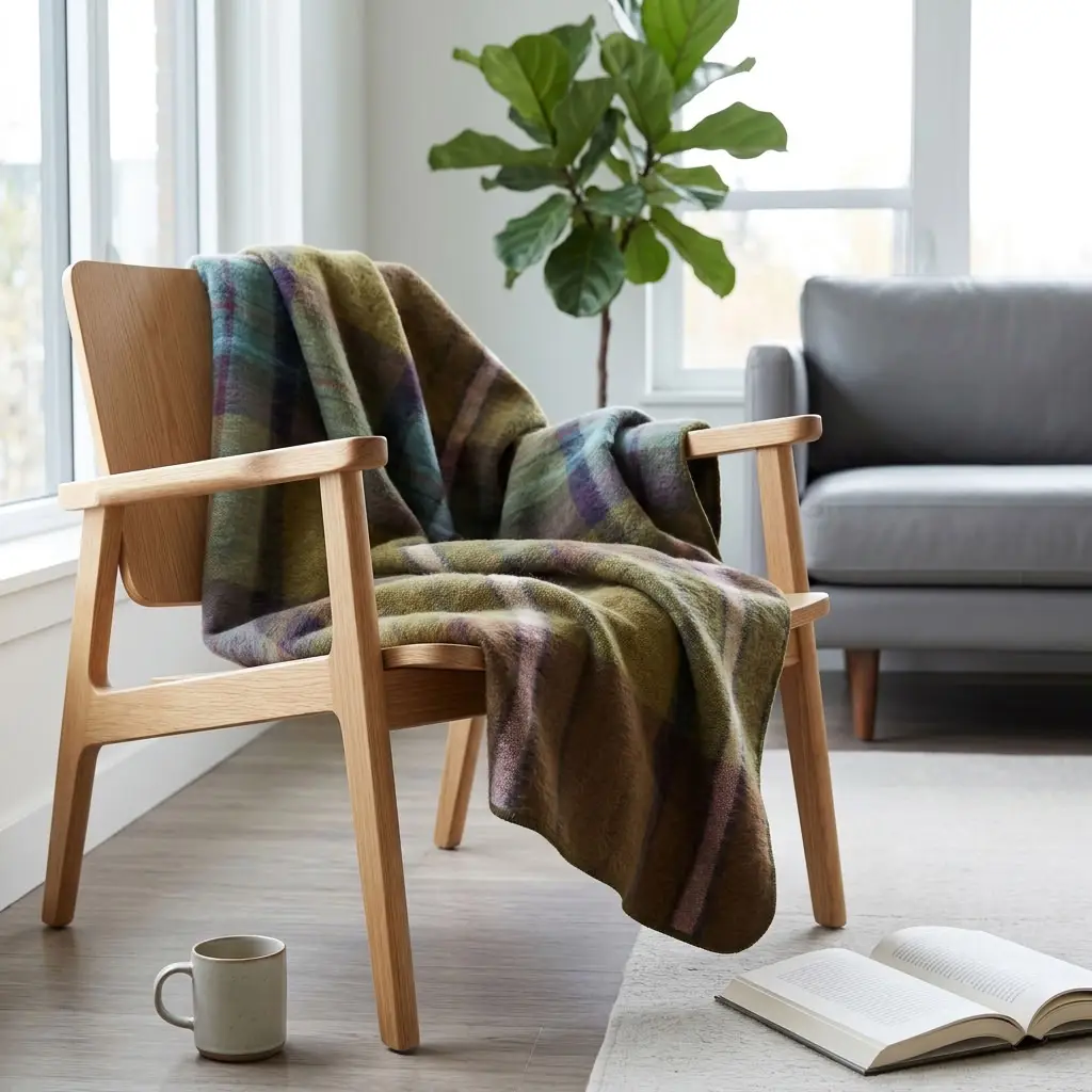 Luxurious Alpaca Throw | Classic Serged Edge | 21 Options