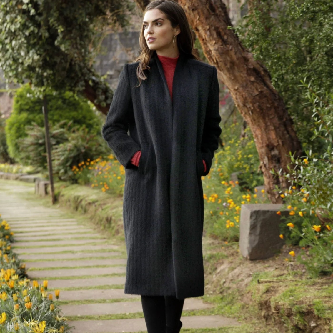 Sentinel Coat The Princess Suri Alpaca Coat – AlpacaLand