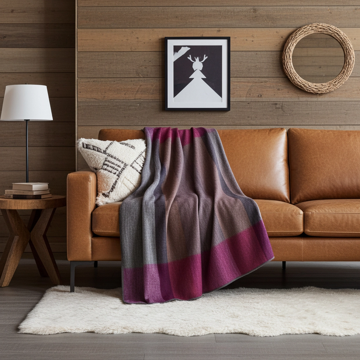 Luxurious Alpaca Throw | Classic Serged Edge | 21 Options