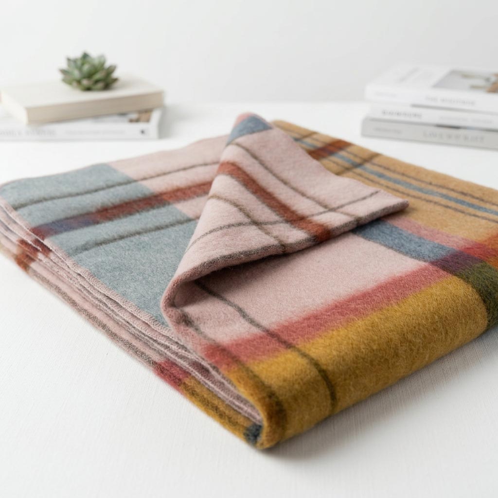 Luxurious Alpaca Throw | Classic Serged Edge | 21 Options