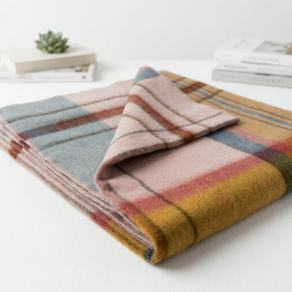 Luxurious Alpaca Throw | Classic Serged Edge | 21 Options