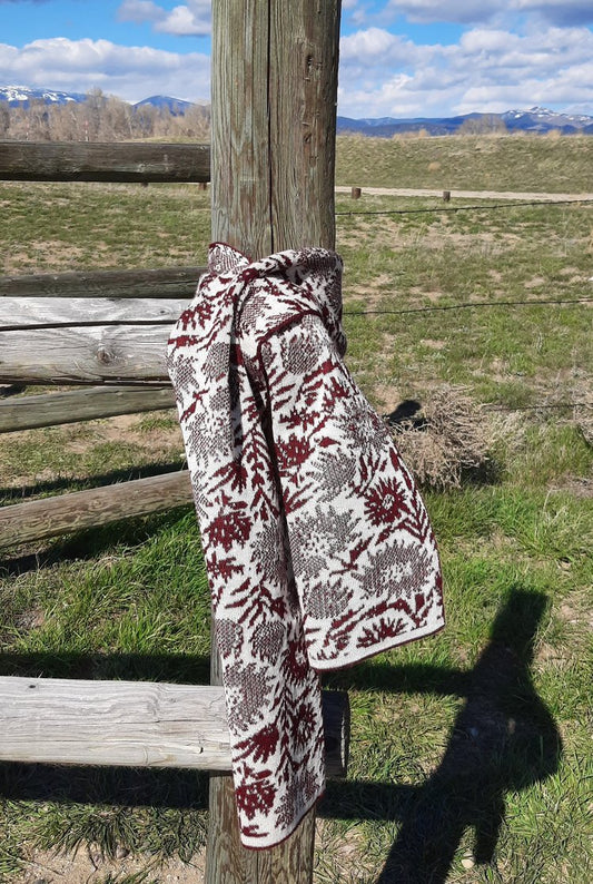 Montana Inspirations Scarf | 100% Alpaca | Balsamroot Wild Flower