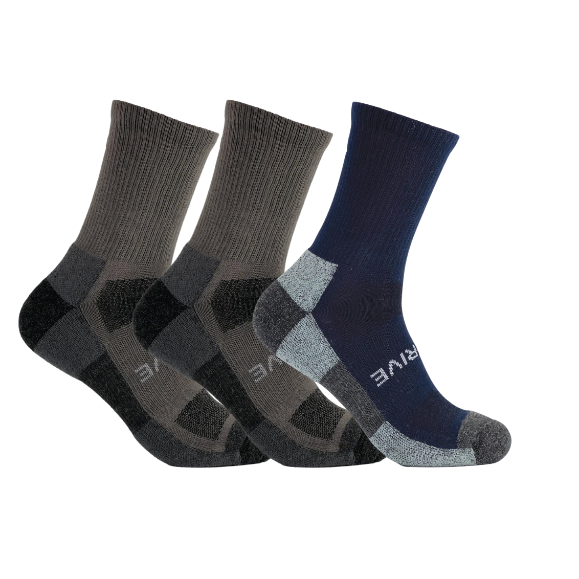 Thrive Lightweight 6" Crew Sock | High Performance | 3-Pack