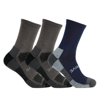 Thrive Lightweight 6" Crew Sock | High Performance | 3-Pack