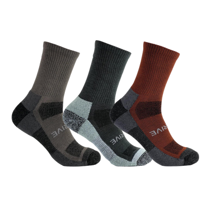 Thrive Lightweight 6" Crew Sock | High Performance | 3-Pack