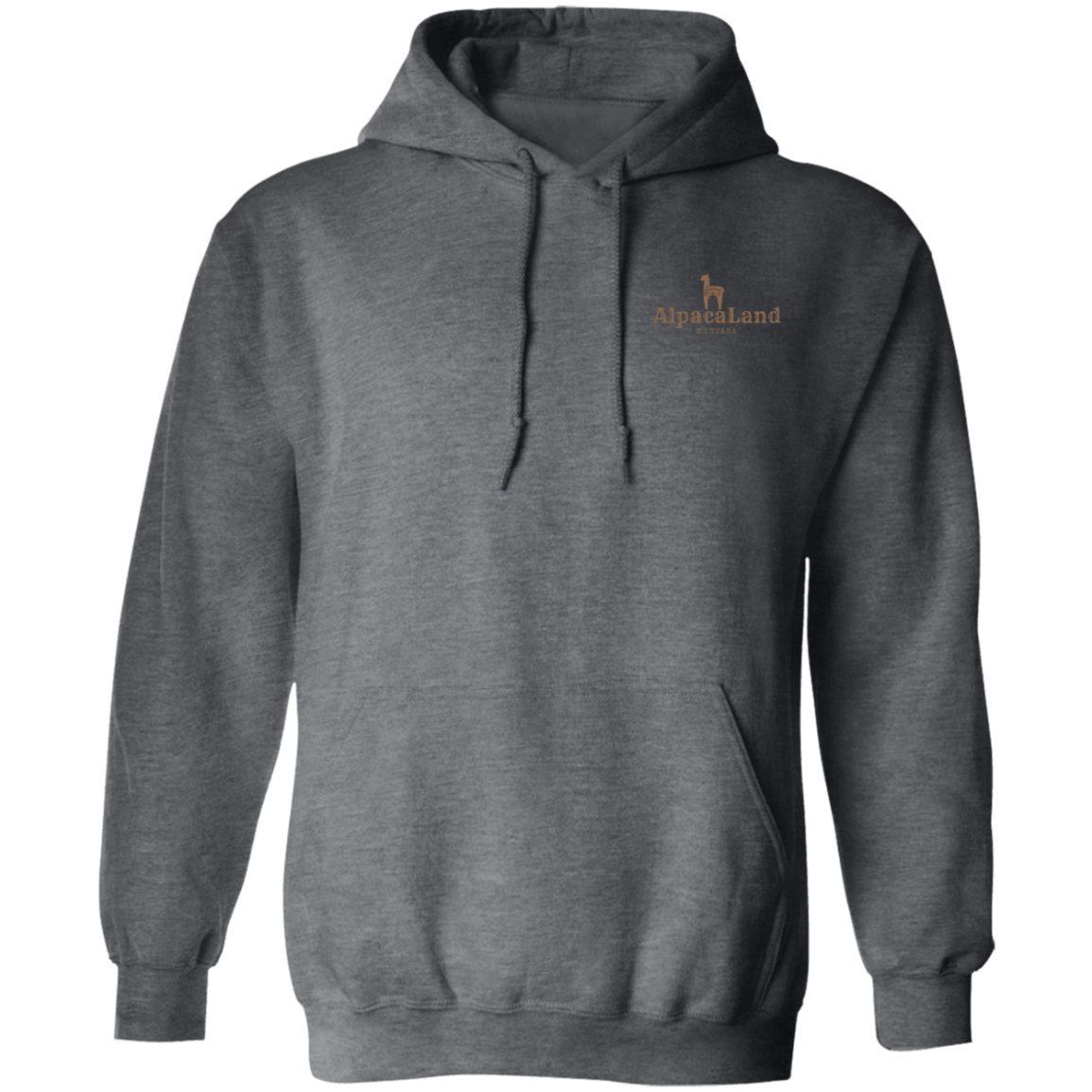 AlpacaLand Pullover Hoodie | Front Logo with Back Print Alpaca