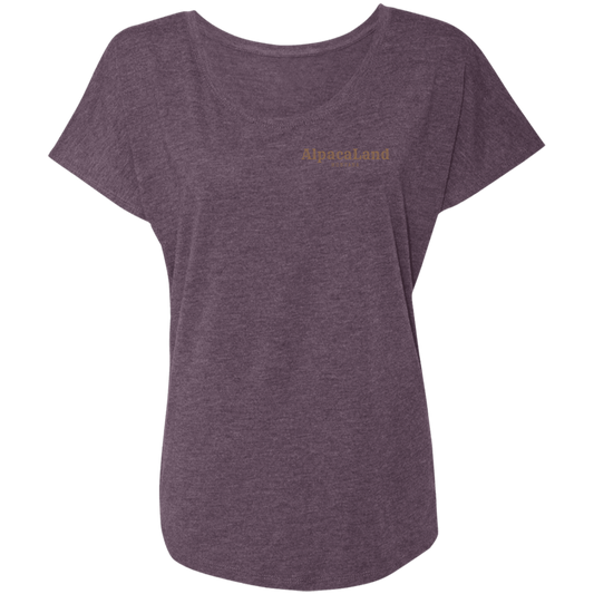 AlpacaLand | Ladies' Triblend Dolman Sleeve Tee