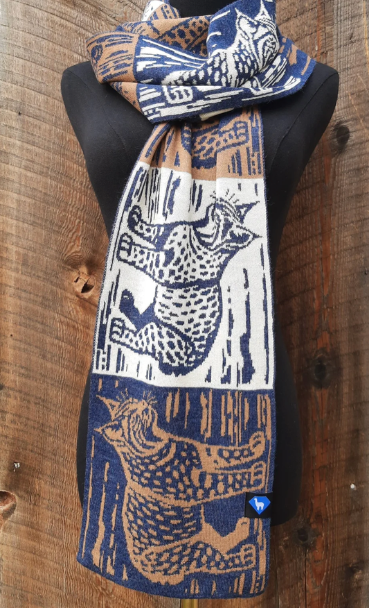 Montana Bobcat Knit Scarf