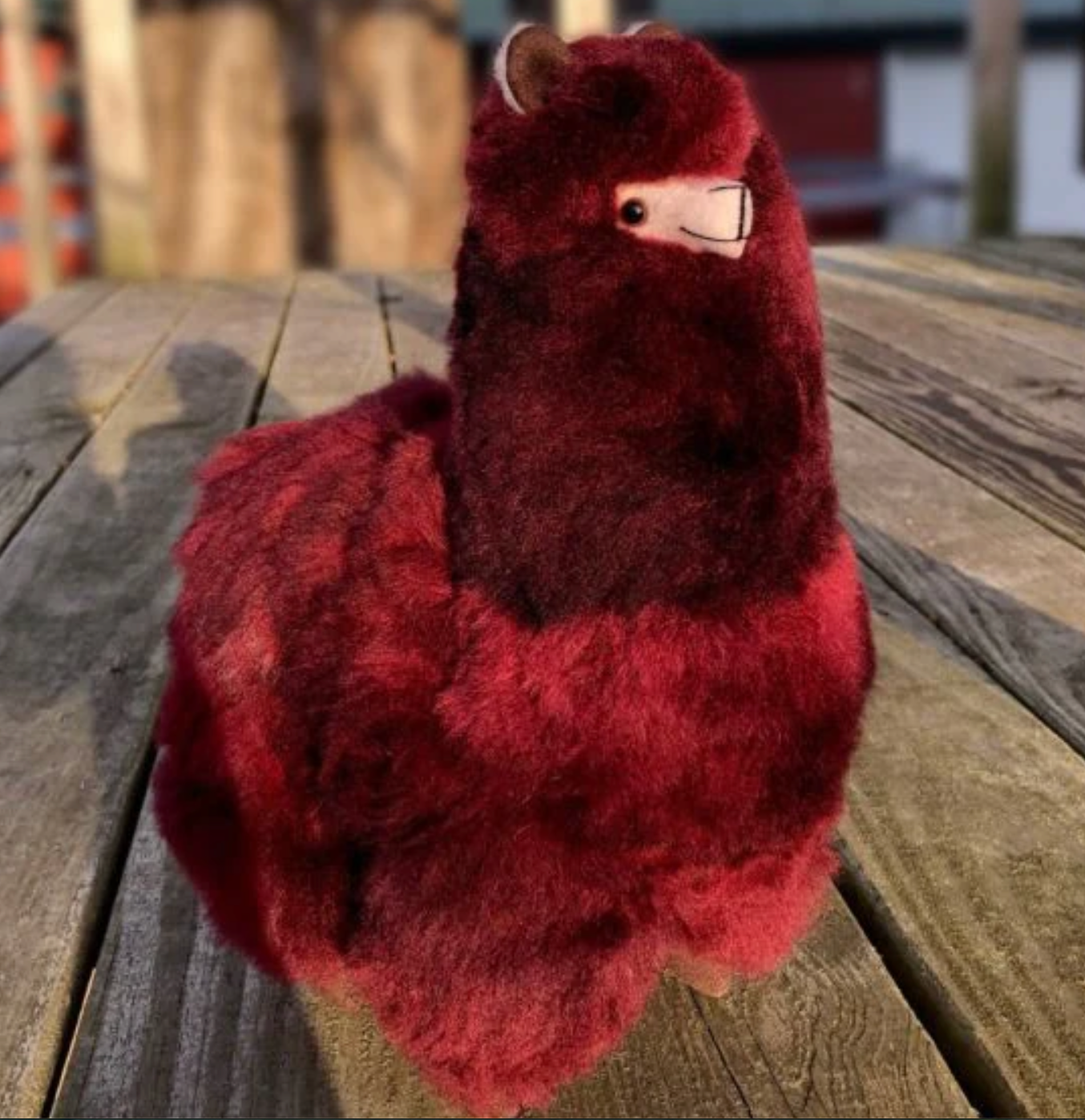 12-inch Cranberry Alpaca Stuffie