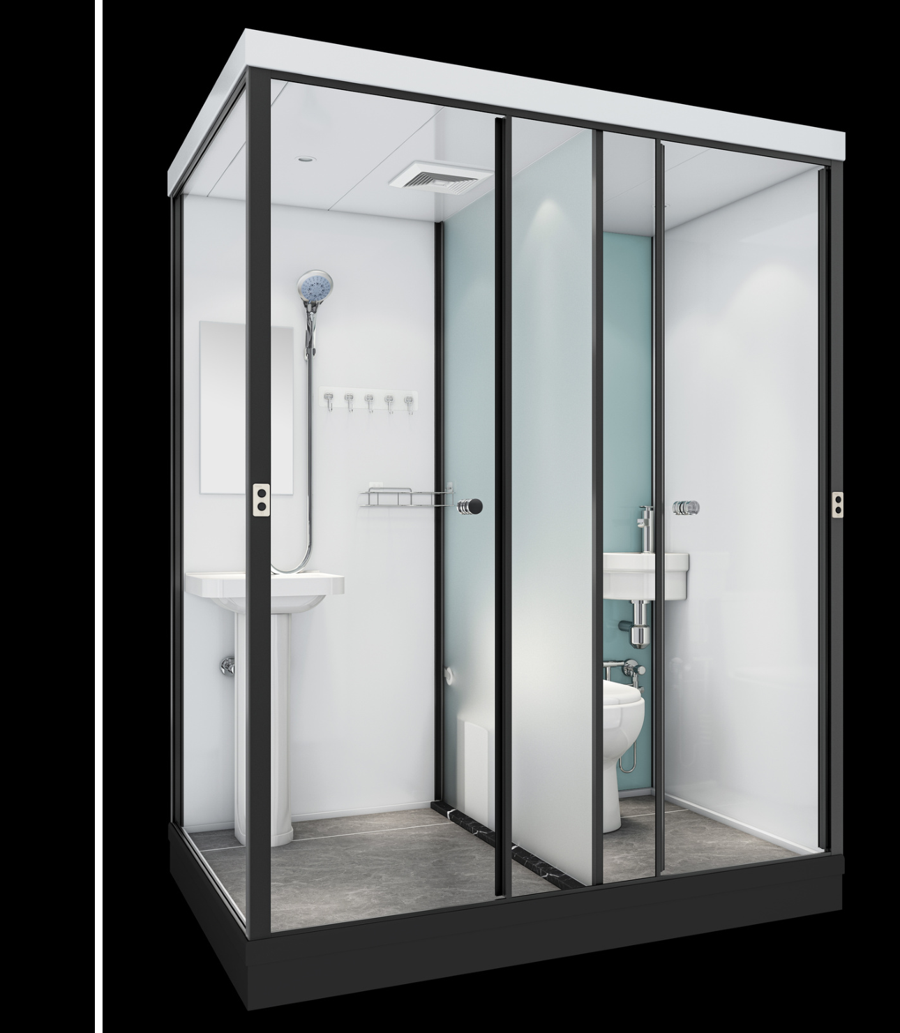 Dyester Prefab Glamping Bathroom Collection