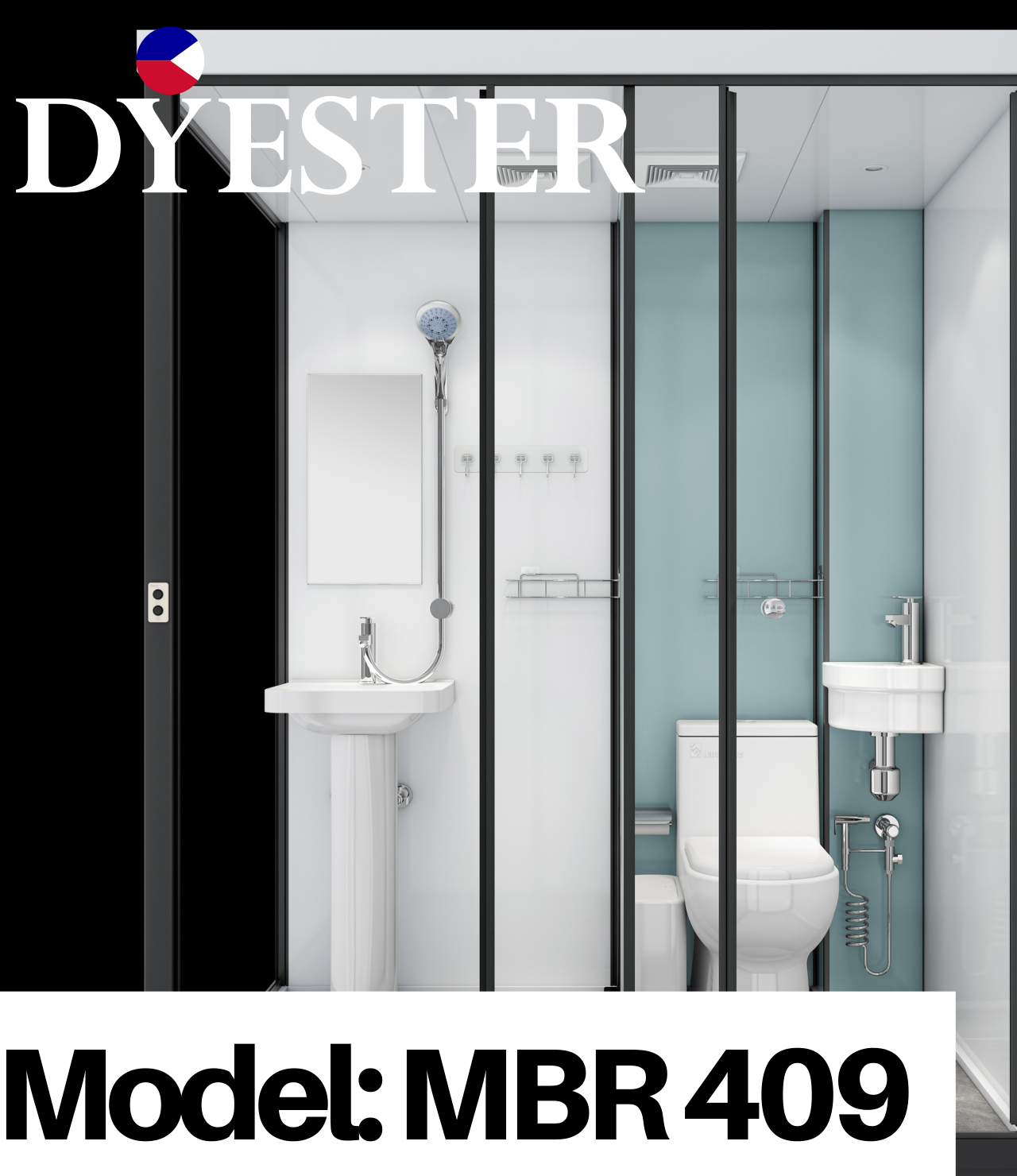 Dyester Prefab Glamping Bathroom Collection