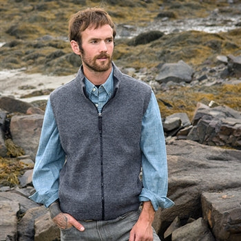 Bucksport Zip Vest | Alpaca | Men's