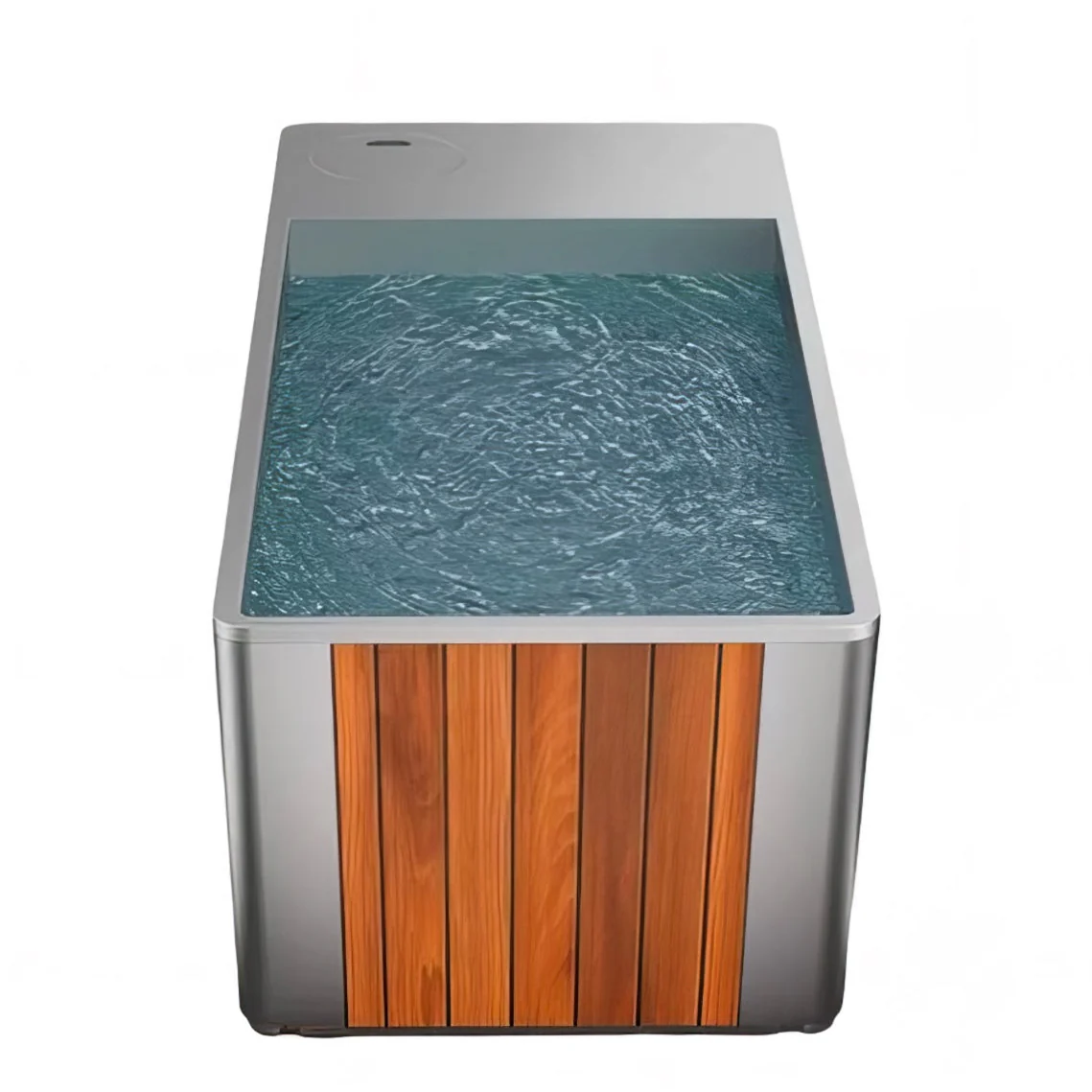Orivon Frost Hot & Cold Plunge Tub – Black & Metallic Retreat Edition