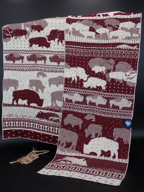 Montana Inspirations | Bison Herd Knit Scarf