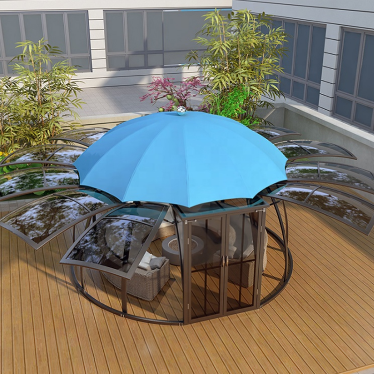 Belair Open-Air Polycarbonate Lounge Dome