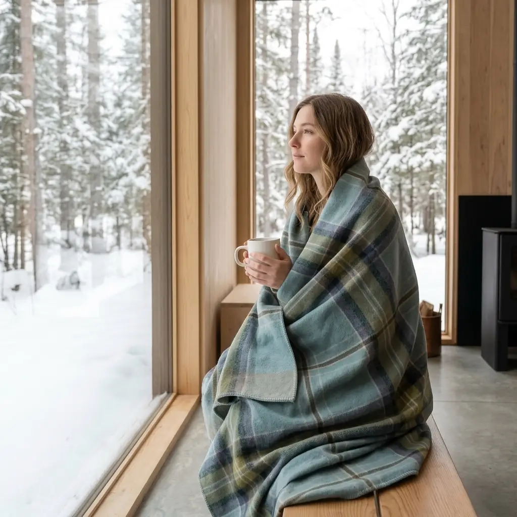 Luxurious Alpaca Throw | Classic Serged Edge | 21 Options