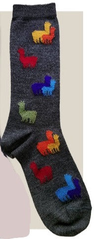 Rainbow Alpaca Herd Sock | NEW