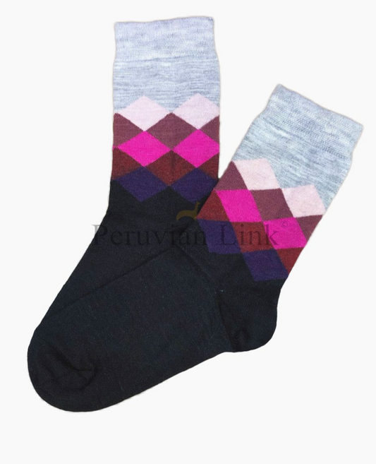 Diamond Alpaca Sock