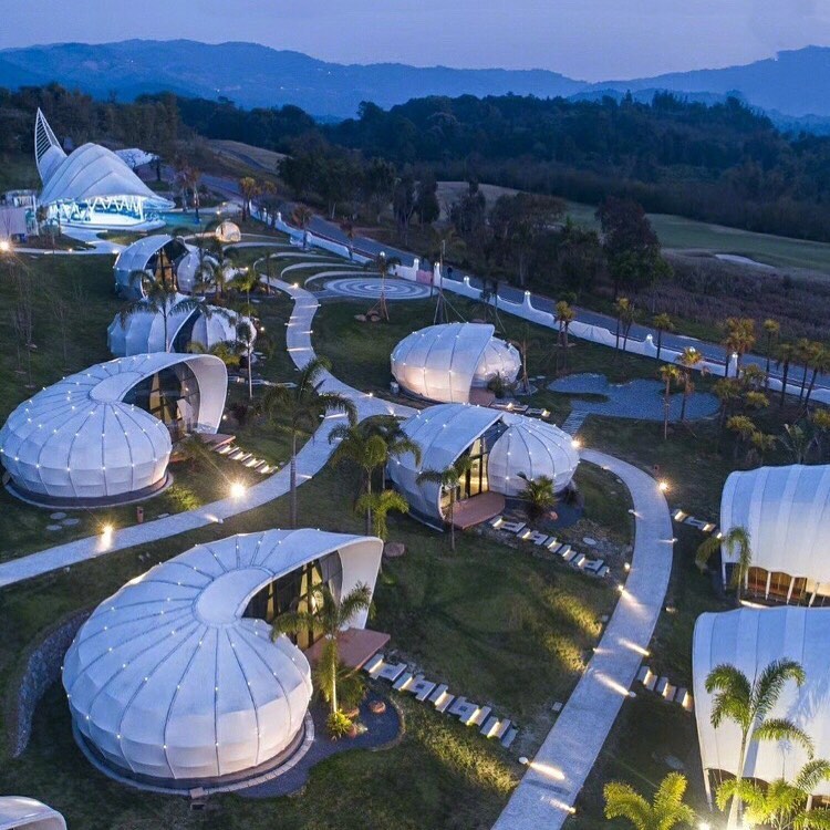 Sea Snail Retreat Suite – Luxury Sea-Shaped Glamping Dome