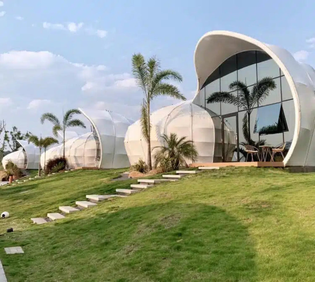Sea Snail Retreat Suite – Luxury Sea-Shaped Glamping Dome