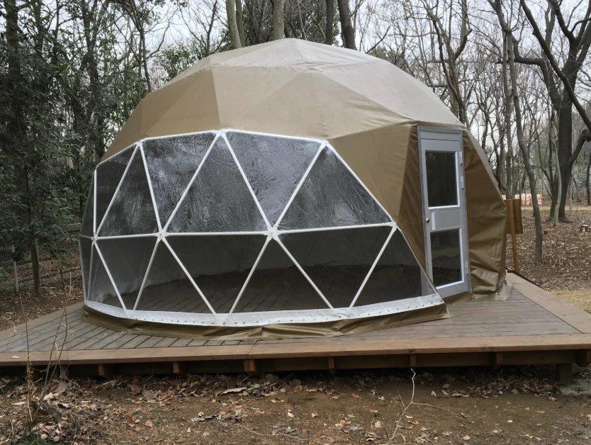DSX7300 Retreat Suite Dome – 23 ft Geodesic Glamping King