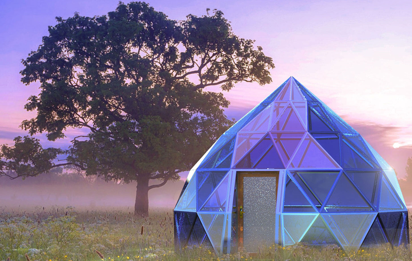 Glass Retreat Dome – Luxury 4-Season View House for Dining, Events & Stays