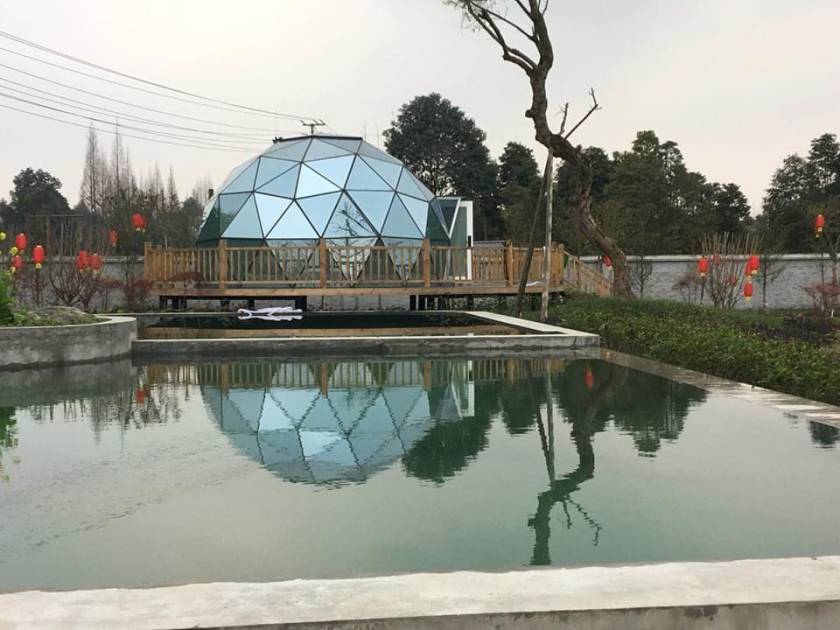 Glass Retreat Dome – Luxury 4-Season View House for Dining, Events & Stays