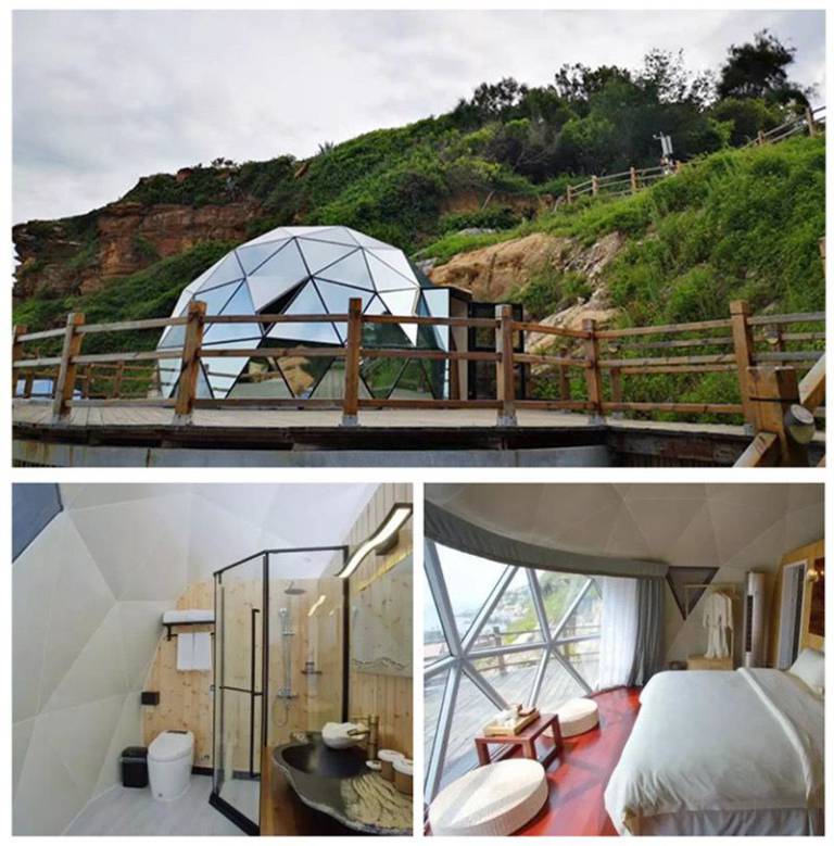 Glass Retreat Dome – Luxury 4-Season View House for Dining, Events & Stays