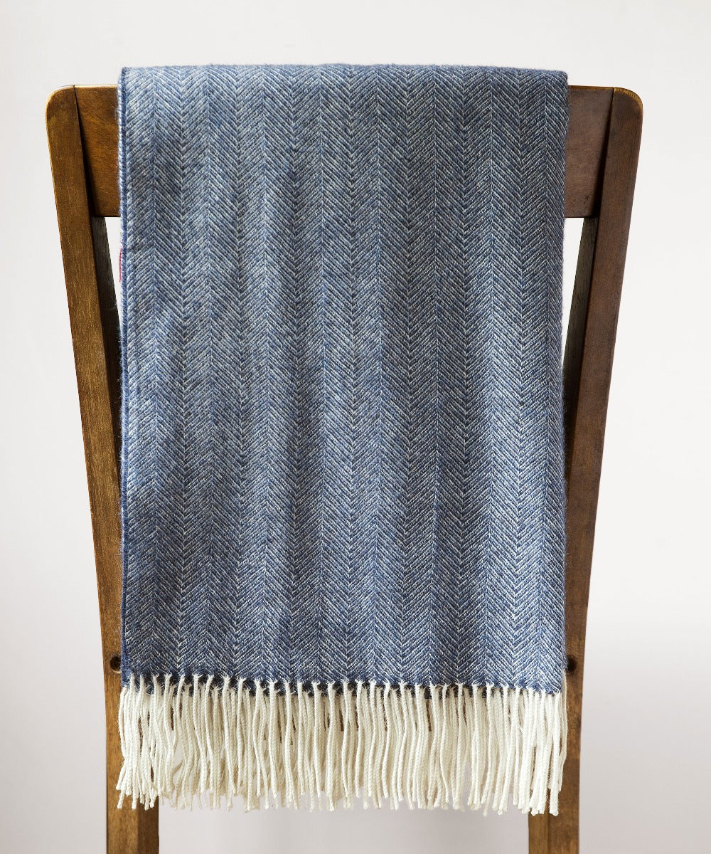 Herringbone Throw | 100% Alpaca